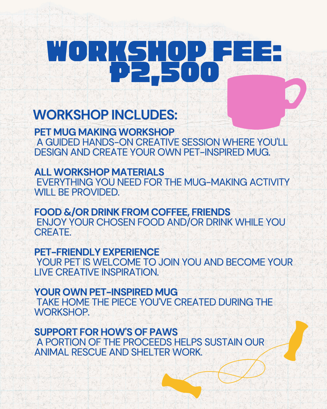 Pet Mug Making at Coffee, Friends